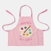 aangepaste NAAM Kunstschool Artiest Apron Schort (Voorkant)