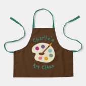 aangepaste NAAM Kunstschool Artiest Apron Schort (Voorkant)