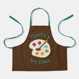 aangepaste NAAM Kunstschool Artiest Apron Schort