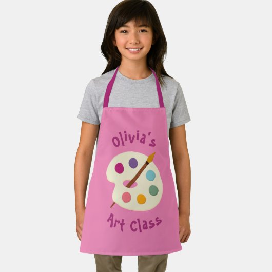 aangepaste NAAM Kunstschool Artiest Apron Schort (Insitu)