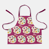 aangepaste NAAM Kunstschool Artiest Apron Schort (Voorkant)
