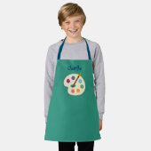 aangepaste NAAM Kunstschool Artiest Apron Schort (Gedragen)