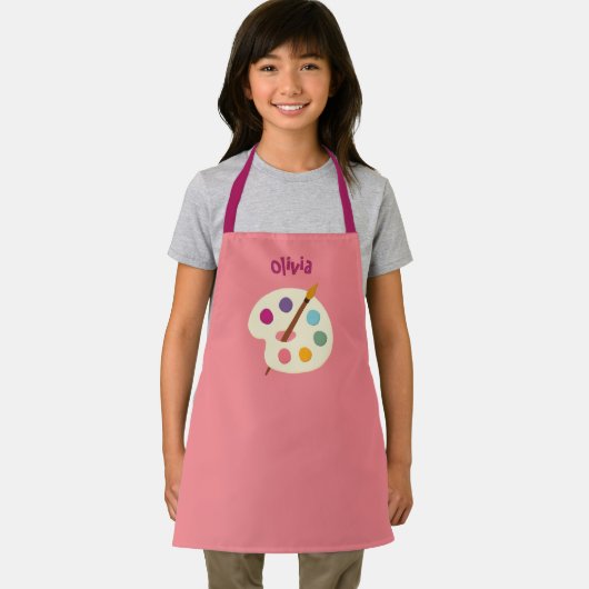 aangepaste NAAM Kunstschool Artiest Apron Schort (Insitu)