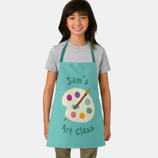 aangepaste NAAM Kunstschool Artiest Apron Schort (Insitu)