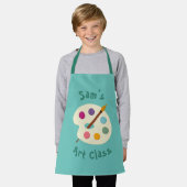 aangepaste NAAM Kunstschool Artiest Apron Schort (Gedragen)