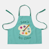 aangepaste NAAM Kunstschool Artiest Apron Schort (Voorkant)