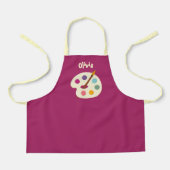 aangepaste NAAM Kunstschool Artiest Apron Schort (Voorkant)