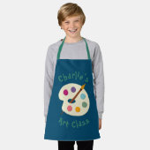 aangepaste NAAM Kunstschool Artiest Apron Schort (Gedragen)