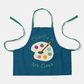 aangepaste NAAM Kunstschool Artiest Apron Schort (Voorkant)