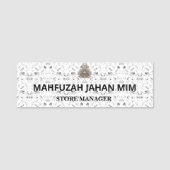 Aangepaste naam Labels | Houten & Kledinglabels Naamplaatje (Voorkant)