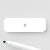 Aangepaste naam Labels | ID & Retro DesignsCustom  Naamplaatje (In situ)