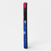 Aangepaste naam ladybug blauwe sneeuwvlokken rode Case-Mate iPhone case (Achterkant/links)