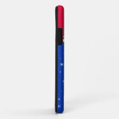 Aangepaste naam ladybug blauwe sneeuwvlokken rode Case-Mate iPhone case (Achterkant/rechts)