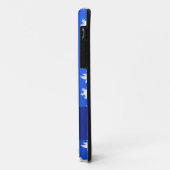 Aangepaste naam ladybug blue sneeuwvlokken bomen Case-Mate iPhone case (Achterkant/links)