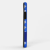 Aangepaste naam ladybug blue sneeuwvlokken bomen Case-Mate iPhone case (Achterkant/rechts)