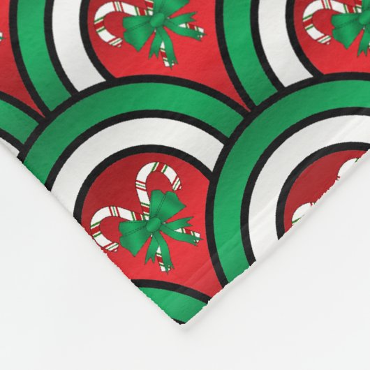 Aangepaste naam ladybug halve cirkels snoeren snoe fleece deken (Hoek)