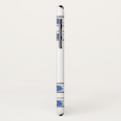 Aangepaste naam Ladybugs Muzieknoten iPhone X Hoes (Achterkant/links)