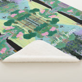 💕 Aangepaste naam Lake Kiss Sherpa deken – Knuffe (3/4)
