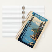 Aangepaste naam Lake Tahoe Notitieboek (Binnen)