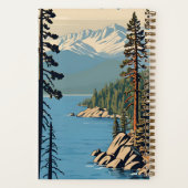 Aangepaste naam Lake Tahoe Notitieboek (Achterkant)
