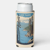 Aangepaste naam Lake Tahoe Seltzer Blikjeskoeler (Seltzer Voorkant)