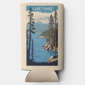 Aangepaste naam Lake Tahoe Seltzer Blikjeskoeler (Achterkant)
