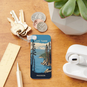 Aangepaste naam Lake Tahoe Sleutelhanger