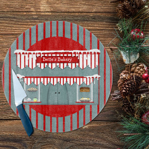 Aangepaste naam Land Bakery Circle Cutting Board Snijplank