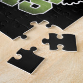 Aangepaste NAAM Land Boerderij Schuur Tractor Boer Legpuzzel (Zijkant)