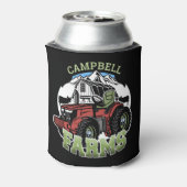 Aangepaste NAAM Land Boerderijen Schuur Tractor Bo Blikjeskoeler (Blikje Achterkant)