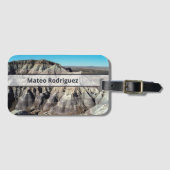 Aangepaste naam: Landschapsfoto woestijnberg Bagagelabel (Voorkant (horizontaal))