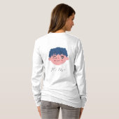 Aangepaste Naam Lang T-shirt (Achterkant volledig)