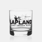 Aangepaste naam LAPLAND Whisky Glas (Voorkant)