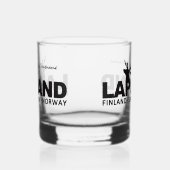 Aangepaste naam LAPLAND Whisky Glas (Links)
