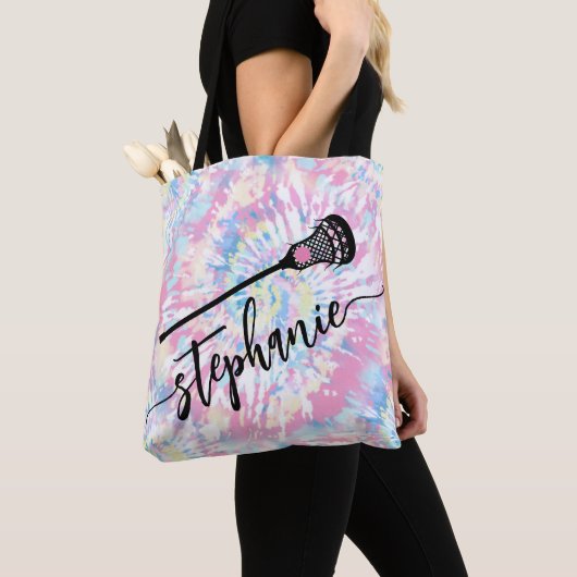 Aangepaste naam LAX Lacrosse Canvas tas Tie Dye Sc (Dichtbij)