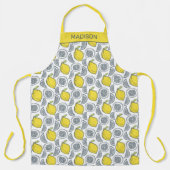 Aangepaste naam Lemon Pattern schorten (Voorkant)