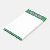 Aangepaste Naam Leraar Stationery Waardering Gift Post-it® Notes (Schuin)