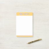 Aangepaste Naam Leraar Stationery Waardering Gift Post-it® Notes (Op bureau)