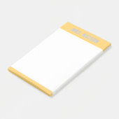 Aangepaste Naam Leraar Stationery Waardering Gift Post-it® Notes (Schuin)