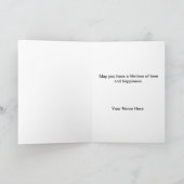 Aangepaste naam Lesbische bruiloft Gefeliciteerd K Kaart (Binnen)