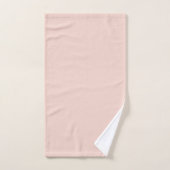Aangepaste naam letter F goud folie roze rozen Bad Handdoek (Handdoek)