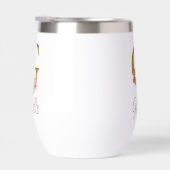 Aangepaste Naam Letter G Gold Folie Blush Pink Ros (Rechts)