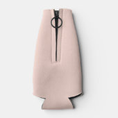 Aangepaste naam letter G goud blozend roze rozen Flesjeskoeler (Achterkant)