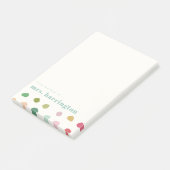 Aangepaste naam leuk cadeau voor leraren kantoorar post-it® notes (Schuin)