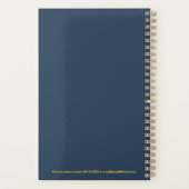 Aangepaste naam Leuk Coole Eend Planner Voor Docen (Achterkant)