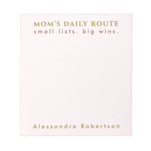Aangepaste Naam Leuk Mam Lijst Liefhebber Pastel R Notitieblok
