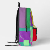 Aangepaste naam leuk multicolor Pickleball Trendy  Bedrukte Rugzak (Links)