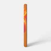 Aangepaste naam Levendige Oranje Tulp Flowers Foto Samsung Galaxy Hoesje (Linkerkant)