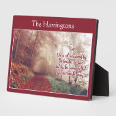 Aangepaste naam levensofferte fotoplaat (Zijkant)