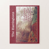 Aangepaste naam levensquote puzzel (Verticaal)